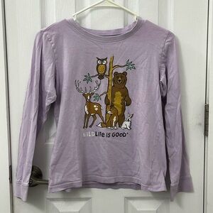 Life Is Good Kids Long Sleeve Shirt - Lavender
